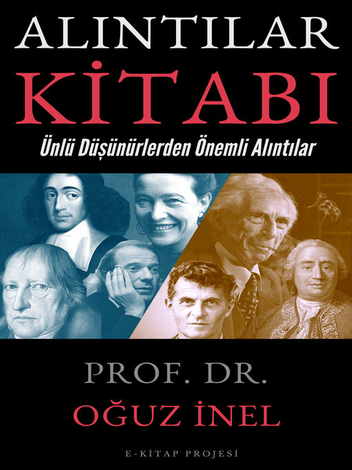 Title details for Alıntılar Kitabı by Prof. Dr. Oğuz İnel - Available